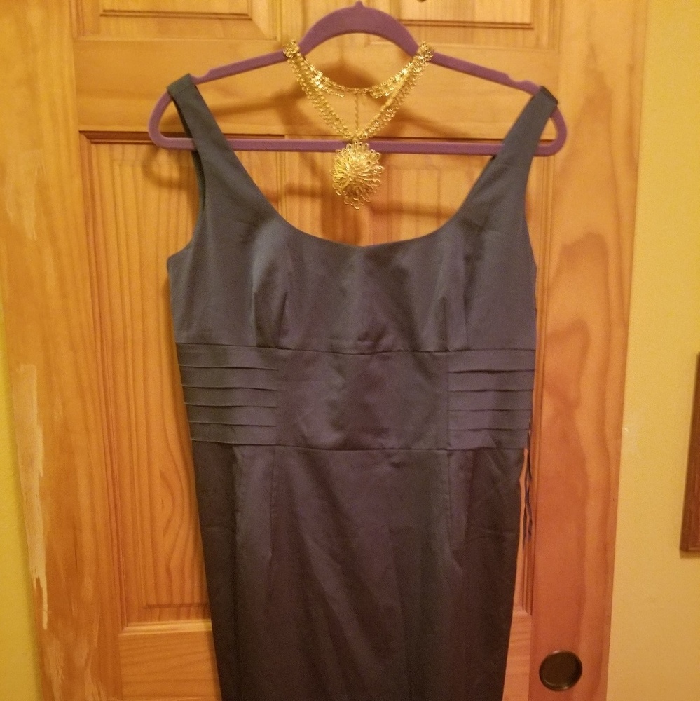 Ann Taylor Empire Waisted Dress in Blue Sz 14